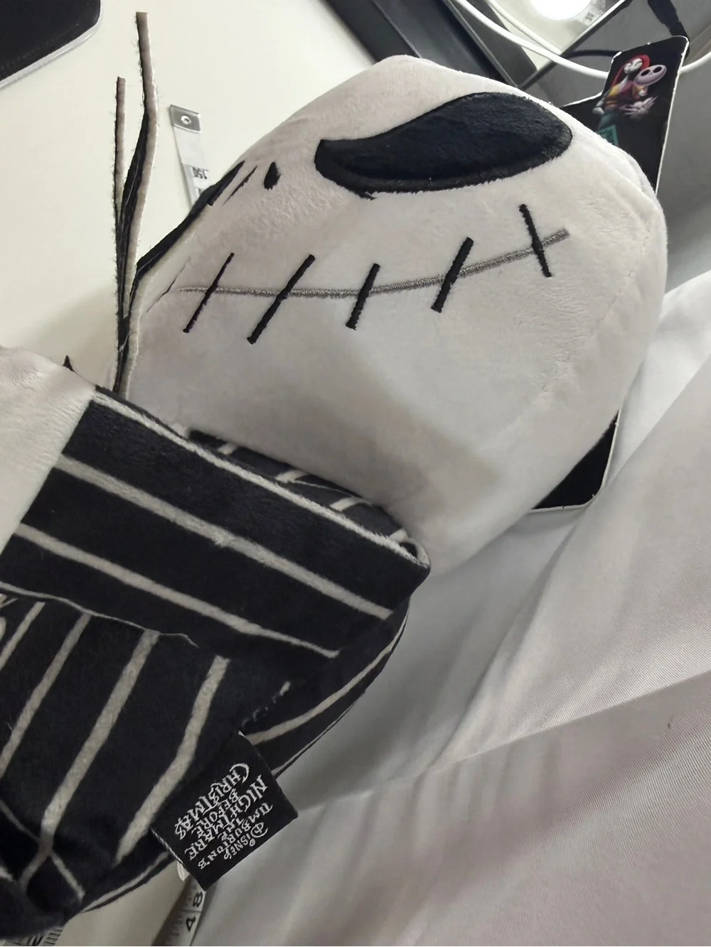 Disney Nightmare Before Christmas Jack Skellington JUMBO Plush Squeaker Dog Toy